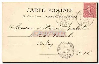 Parijs — La Place des Vosges — L. J. & C°, Angoulême-Parijs — Achterkant
