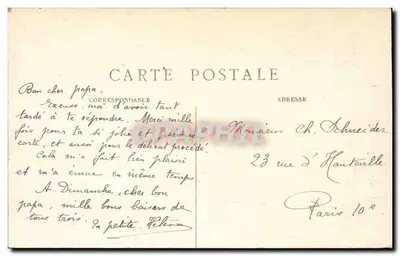 Paryż-Montmartre — Dom Henryka IV, rue Saint-Vincent — C. M. n°789 — Rewers