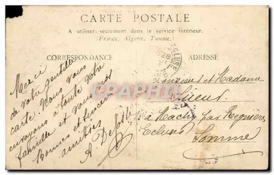Paris — Avenida de Chatillon — G.P. — editor G.P. — Verso