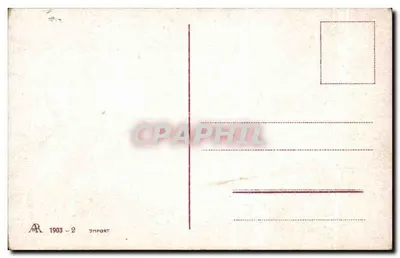 Kościół wiejski — scena zimowa — wydawca AR, n° 1903-2 — Rewers