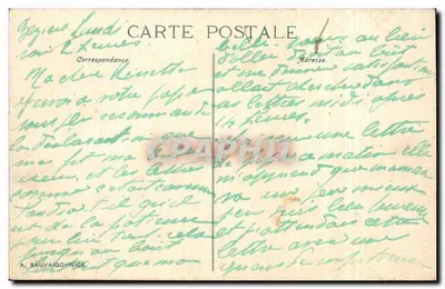 Menton i Garavan — widok z Drogi do Vintimille — ND. Fot. n°1032 — Rewers