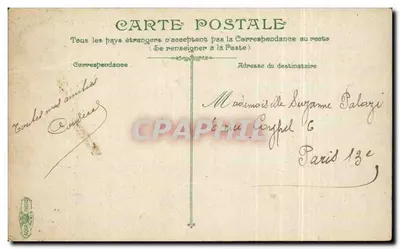 Lyon. Port Lafayette — widok mostu nad Rynem z tramwajem — wydawca L.V.&C. n° 2641 — Rewers