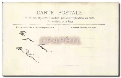 Menina pequena em traje de exterior — jardinagem — carimbo 5c República Francesa — Verso