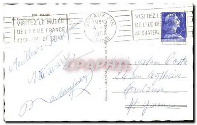 Most do Giełdy — widok na zamek Vincennes — Chantal — Rewers