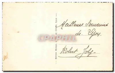 Abside de la Basilique N.-D. de Fourvière — Lyon Artistique, éditeur M. 373 — Rewers
