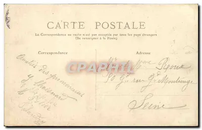 De Grot van het Meer Daumesnil — Bois de Vincennes — Collectie F. Cury, n°18 — Achterkant