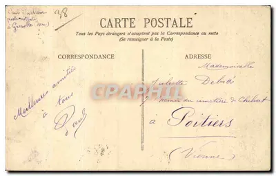 Grenoble i łańcuch Alp — Efekt nocy — E.R. — Rewers