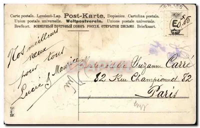 Ptaki — Rok 1906 — Wydawca anonimowy, seria MS.IB.13546 — Rewers