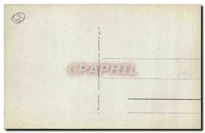 Strasburg — zachód słońca nad Rynem — wydanie CPAPHIL, nr 137 — Rewers