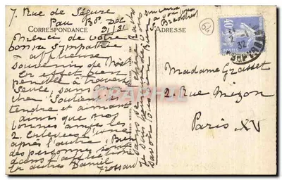 PAU — Widok na Gave — LL. n° 105 — Rewers