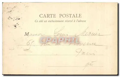 Paryż — Avenue de l’Observatoire — B.F. Paris, n°63 — Rewers