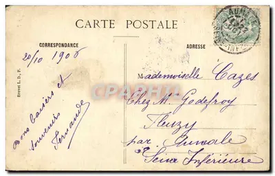 Place des Vosges — Paryż — wydawca Paris 105, nr 694 — Rewers