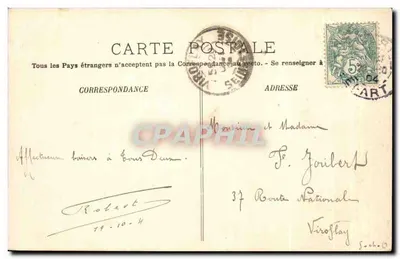 PARYŻ — Arc de Triomphe — LL. — Robert — Rewers