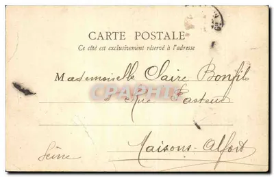 PARIS — Buttes-Chaumont — Ponte sospeso — B.F. Paris n°123 — Verso