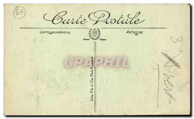 Bagnères-de-Bigorre — A Virgem do Bédat — editor Lévy Fils et Cie, n° 11 — Verso