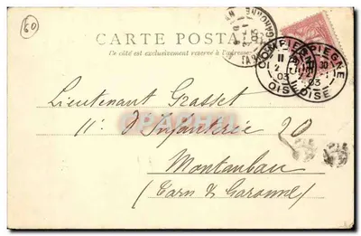 Jeanne d'Arc — pomnik w Compiègne — wydawca Paris, n° 752 — Rewers
