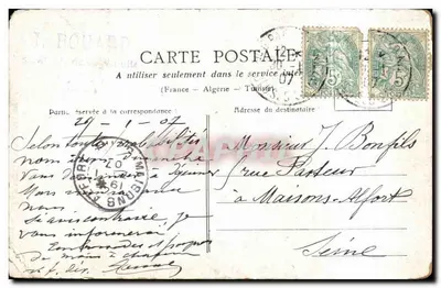 Paris — Estátua equestre de Henrique IV — Verso