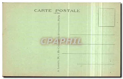 Paris — O Senado — The Senate House A.L. — Verso