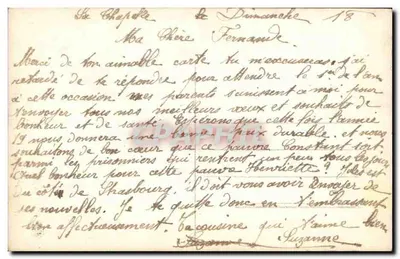 Bardzo dobry rok — zimowy krajobraz w dekoracyjnym ramieniu — Gloria, nr 1112 — Rewers