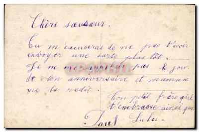 Criança segurando um buquê de flores — Studio Laurence Magnolia, n° 3117 — Verso