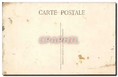 Versailles — Palais du Petit-Trianon — Edizione P. Girard — Verso