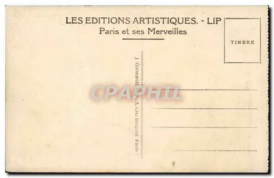 Paris — A Madeleine — Les Éditions Artistiques - LIP — Verso