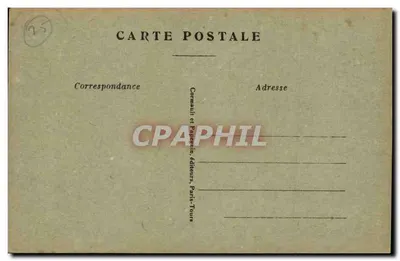 Paris — A Rue Soufflot e o Panthéon — A.P. — Panthéon e Rue Soufflot — Verso