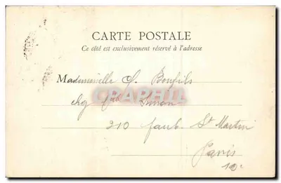 Parigi — Chiesa di Santa Elisabetta — B.F. Parigi, n°146 — Verso