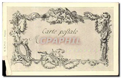 O Arquiteto da Rainha — Madame de Pompadour — Vanloo, pintor — Fessard, escultor — Série 46, n° 183 — Verso