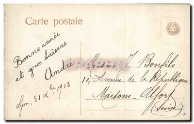 Enfant en tenue de marin — tenant un bouquet — éditeur FAS n°3181/1 — Back