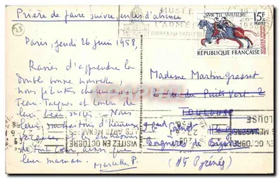 Paryż — Panorama Ośmiu Mostów — LL.10 — Rewers