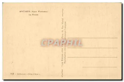 Antibes (Alpes-Maritimes) — La Pinède — Wydawnictwo Art Yvart, Paryż — Rewers