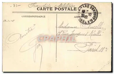 Toulouse — Catedral São Etienne — editor não identificado — Verso