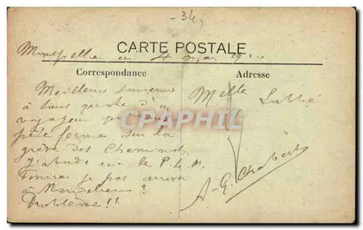 Montpellier - Kąt Peyrou. Syrена i Ludwik XIV — Rewers