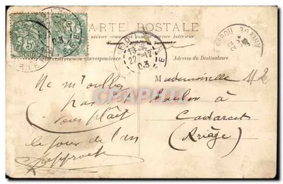 Jeune fille de Mégare — (Barrias) — O.E.P. — Verso