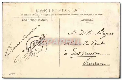 Palazzo di Fontainebleau — Prospettiva sulle fontane e sul Castello — LAVAU n°416 — Verso