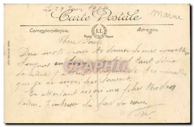 Reims — A Estátua de Joana d'Arc — LL, n°128 — Verso