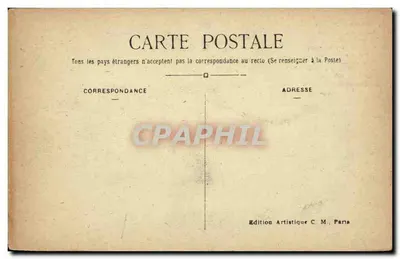 Paryż (8e arrt) — Arc de Triomphe de l'Étoile — Wydawnictwo Artystyczne C.M. Paryż — Rewers