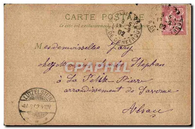 Paryż — Święty Augustyn i bulwary Malesherbes — wydawca L. T. 282 — Rewers