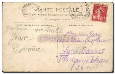 Parijs — Kamer van de Afgevaardigden — uitgever A. La Ménagère, Parijs — Achterkant