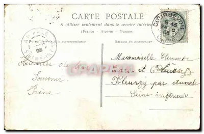 Paris — Pavillon de Flore — Éditeur non identifié, n° de série non visible — Verso