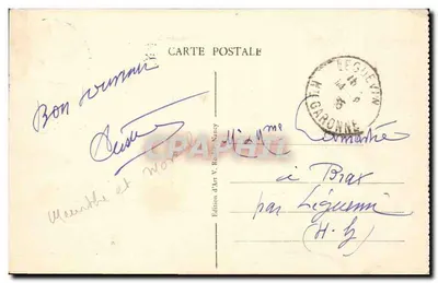 NANCY - Fontanna Neptuna — Wydawnictwo Art V. Rendu, nr 446 — Rewers