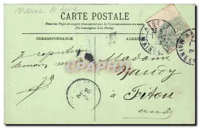 Angers — La Catedral — LL. N°10 — Reverso