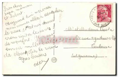 Montpellier-le-Vieux — O Arco da Vitória — Editor não identificado — Verso