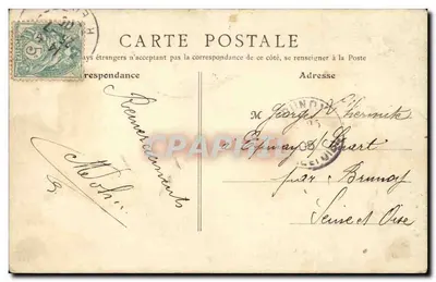 PARYŻ - Las Boulogne - Wodospad i jaskinia — B.E. PARYŻ n°67 — Rewers