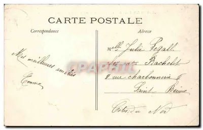 PARIS (4e & 5e) — Panorama Paryża (z zachodu) — Wydawca nieznany, numer serii 401 — Rewers