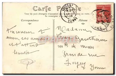 Iluminação do Pont Alexandre e da Esplanada dos Inválidos — Exposição Década do Automóvel (Novembro 1907) — M. G. Rives, Comissário Geral — Verso