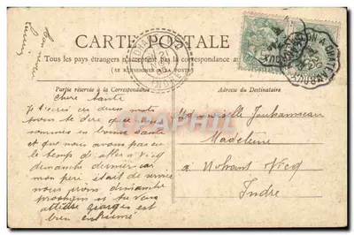 Kościół Świętego Etienne-du-Mont — Paryż — Collection Petit Journal — Rewers