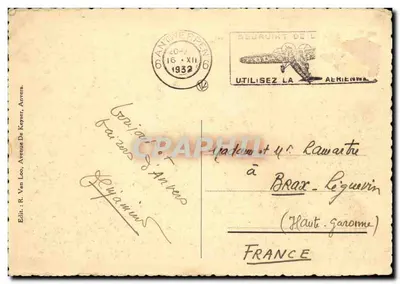 Anvers - Antwerpen — Panorama ulicy Keyser i ulicy Leys — wydawca R. Van Loo, nr 8 — Rewers