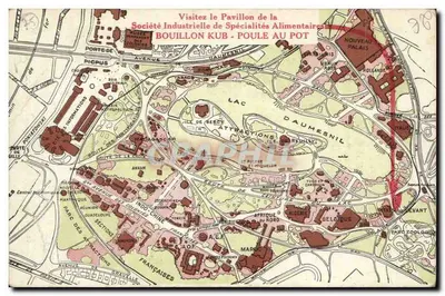 Exposition Coloniale Internationale — Pavillon de la Société Industrielle de Spécialités Alimentaires — Éditeur : Société Industrielle de Spécialités Alimentaires — Verso